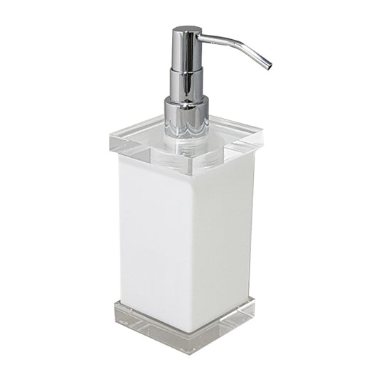 PORTA SABONETE LIQUIDO TRANSPARENTE CHARM DUO