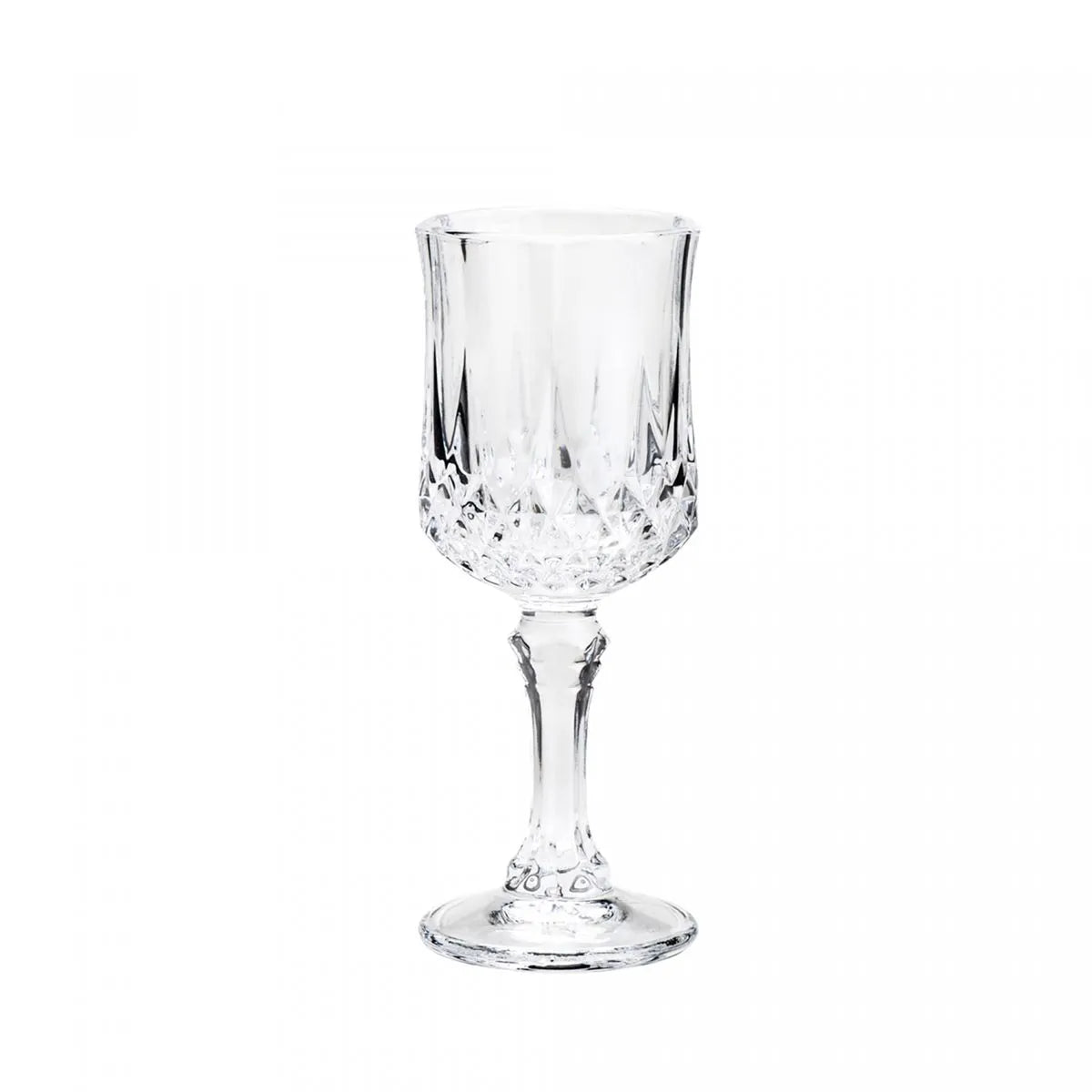 CJ 6 Taças de Licor de Vidro Diamante - DoceLar Loja