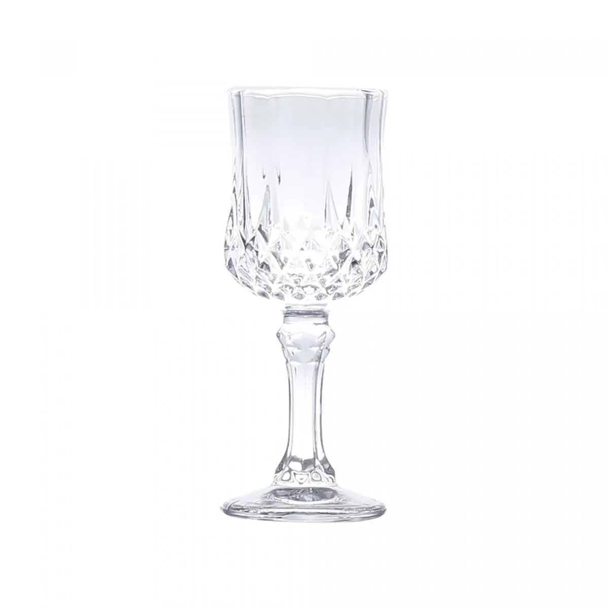 CJ 6 Taças de Licor de Vidro Diamante - DoceLar Loja