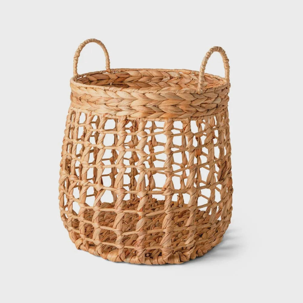 CESTO EM FIBRA NATURAL