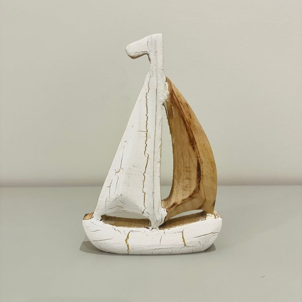 22362 BARCO MADEIRA TEXTURA BRANCA 23X40X5CM