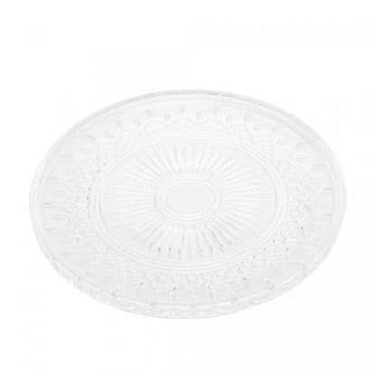 Prato de Cristal para Servir Lys - DoceLar Loja