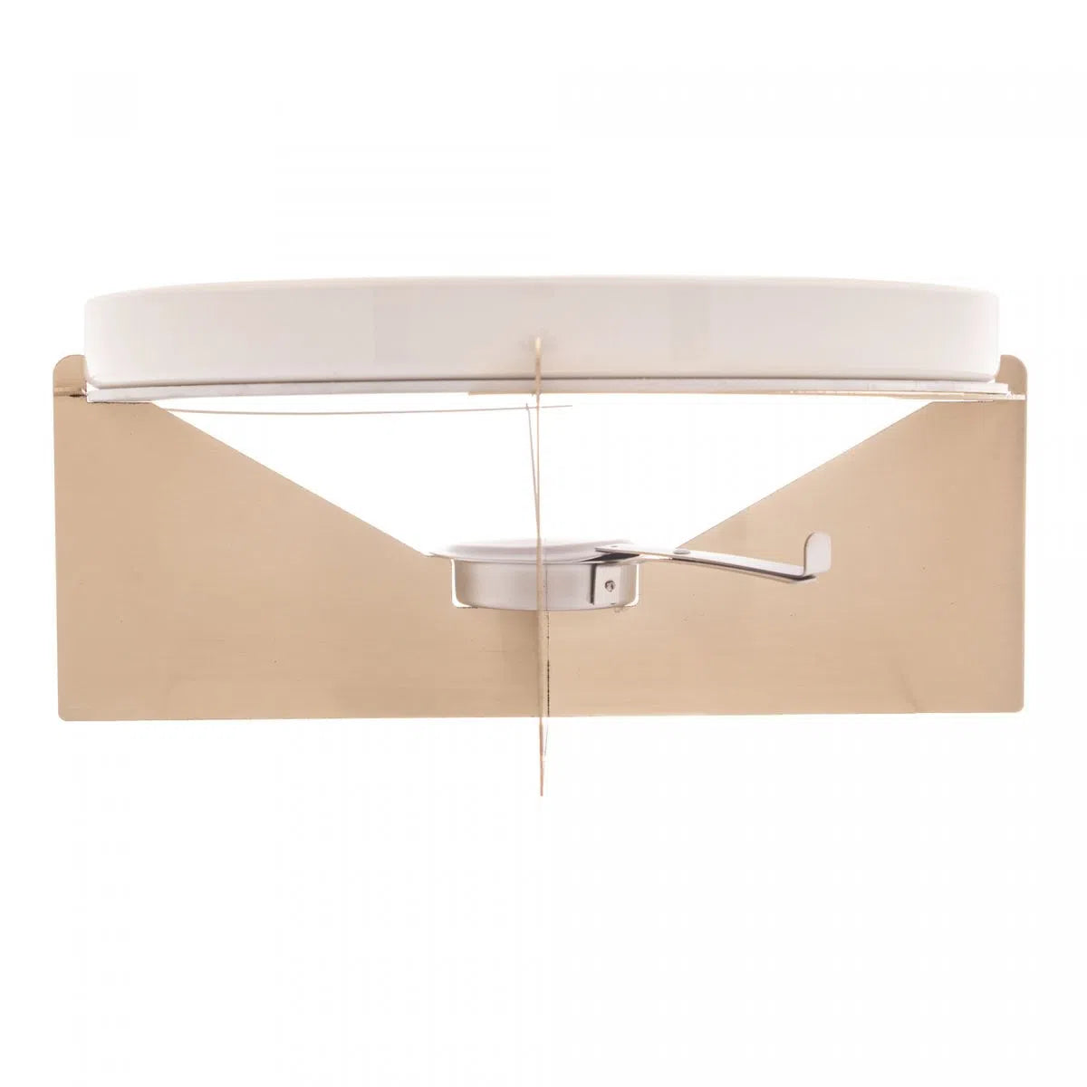 Rechaud de Cerâmica com Suporte de Aço Inox e Faca Champanhe-Pequeno - DoceLar Loja