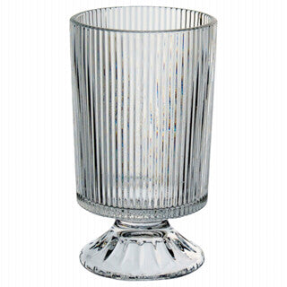 VASO VIDRO TRANSPARENTE COM PE