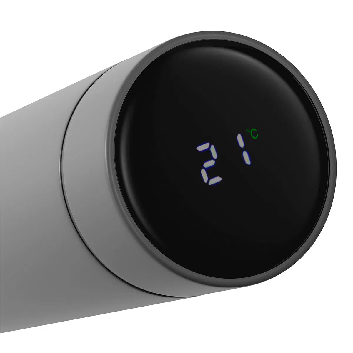 Garrafa Térmica com Termômetro Led-Cinza - DoceLar Loja