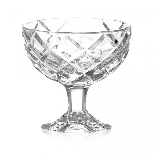 CJ 6 Taças de Sobremesa de Vidro Deli Diamond 170ml - DoceLar Loja