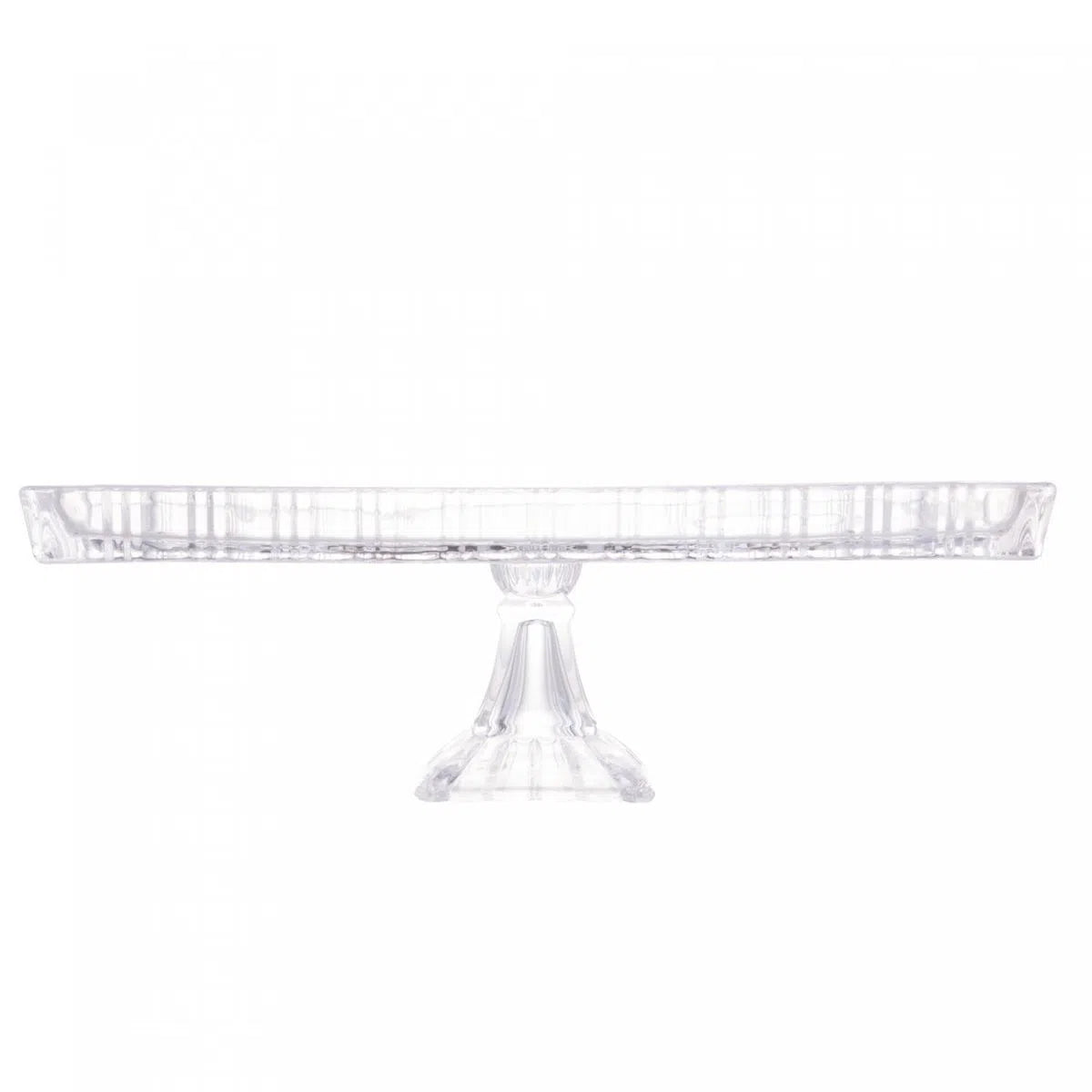 Travessa de Cristal com Pé Dragon - DoceLar Loja