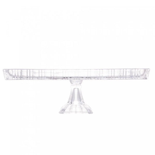 Travessa de Cristal com Pé Dragon - DoceLar Loja