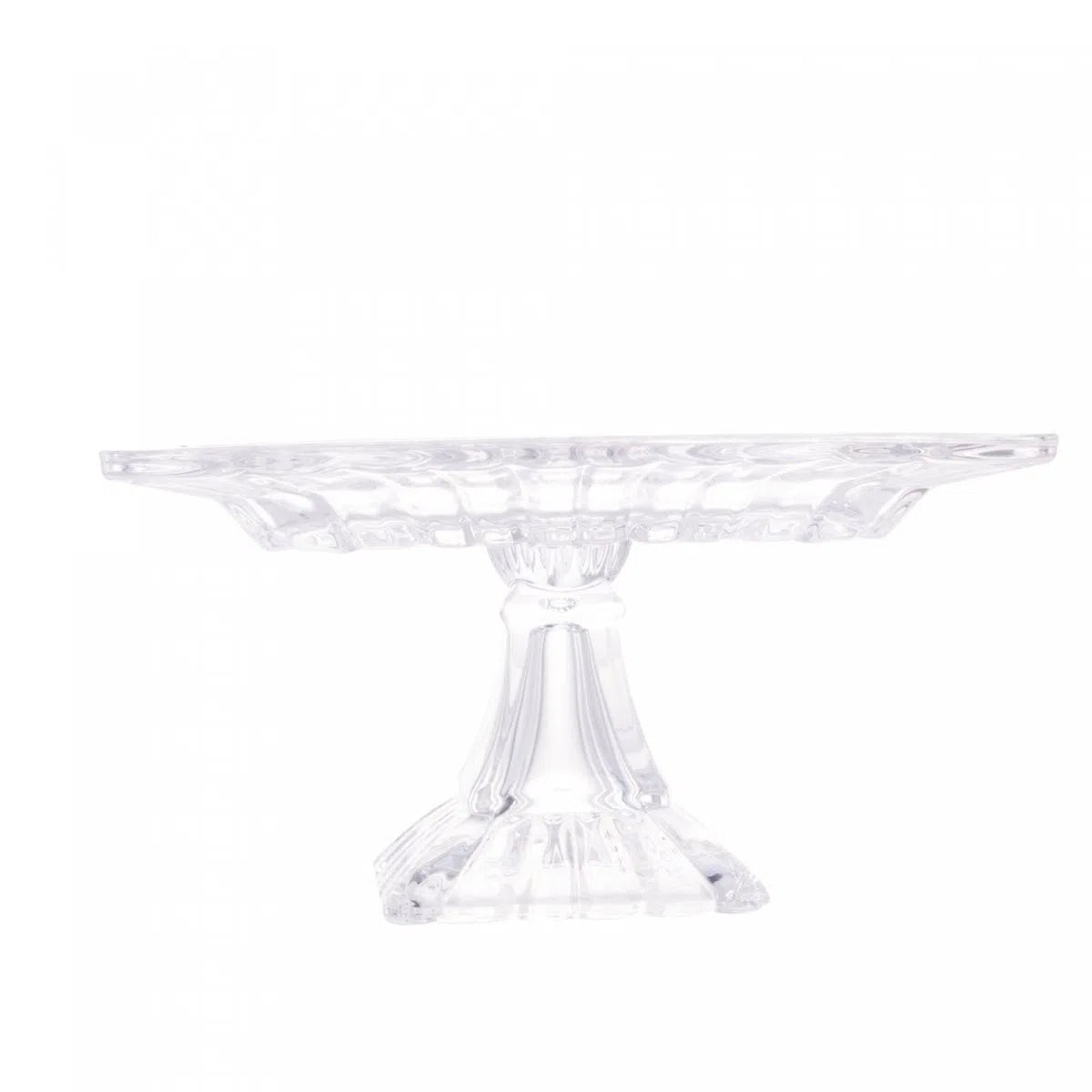 Prato para Bolo de Cristal Quadratta - DoceLar Loja