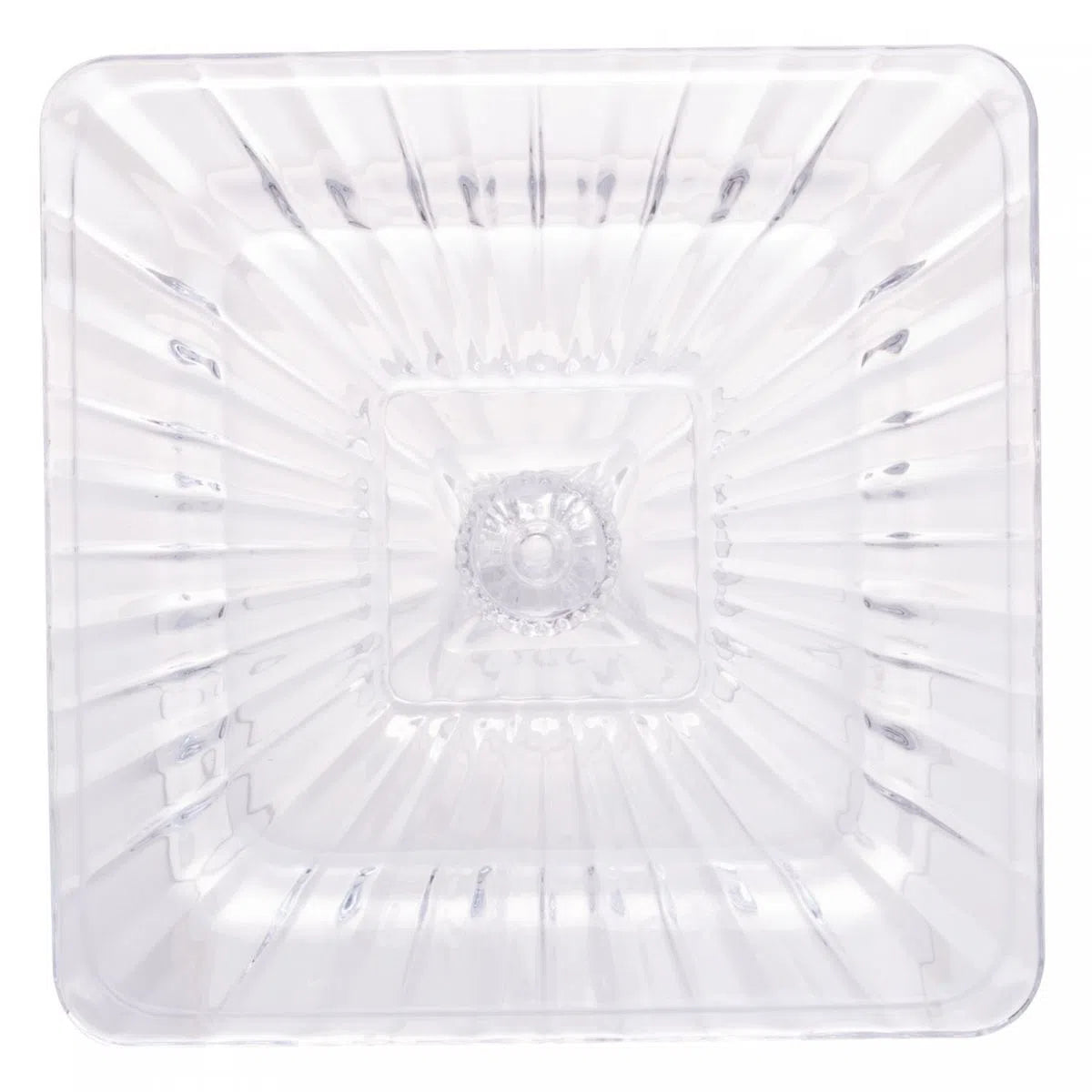 Prato para Bolo de Cristal Quadratta - DoceLar Loja