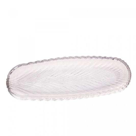 Travessa de Cristal Leaf - DoceLar Loja