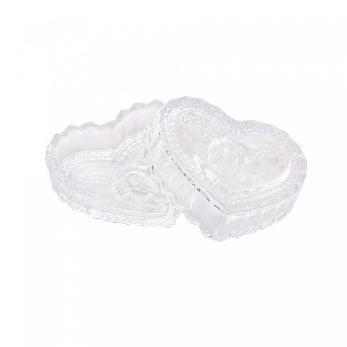 Potiche de Cristal Coração - DoceLar Loja