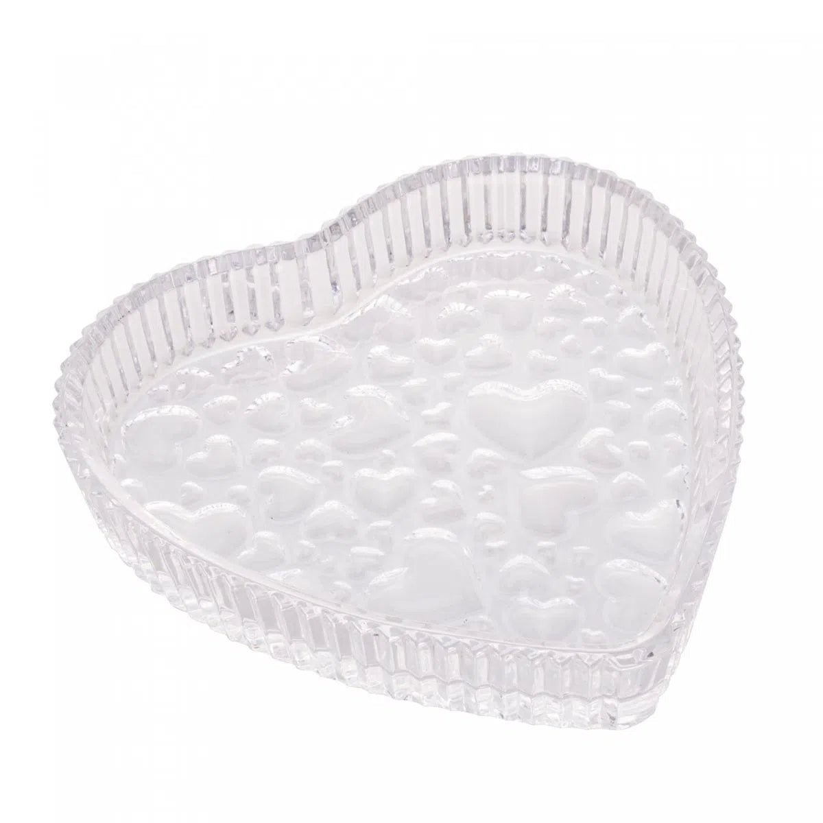 Petisqueira de Cristal Cute Hearts - DoceLar Loja