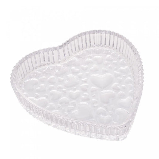 Petisqueira de Cristal Cute Hearts - DoceLar Loja