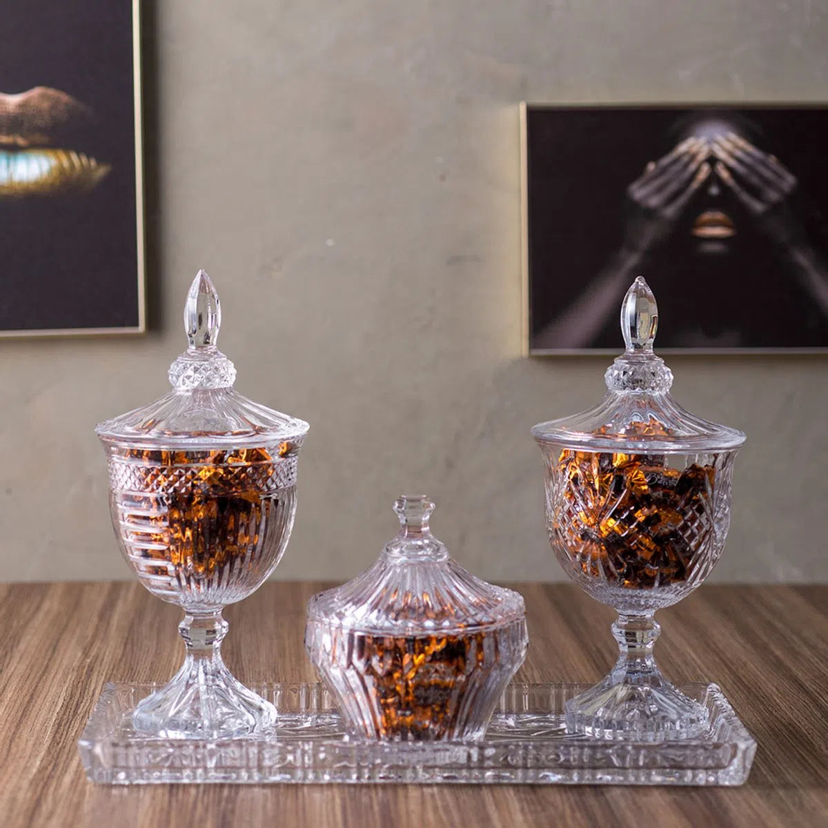 Travessa de Cristal Dragon - DoceLar Loja