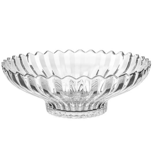 CENTRO DE MESA DE CRISTAL DE CHUMBO GENEVA 32CM X 32CM X 11CM