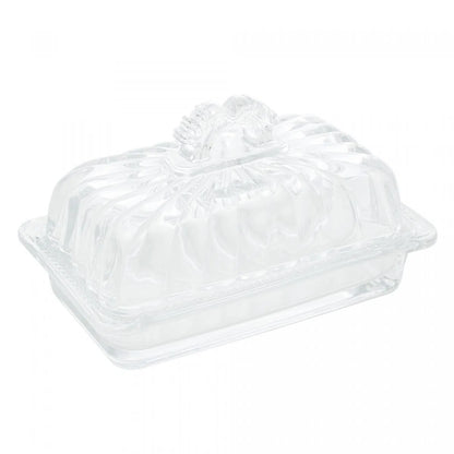 Manteigueira de Cristal Ecológico com Tampa Imperial - DoceLar Loja