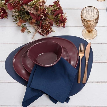 Prato de Lanche Runas Marsala - DoceLar Loja