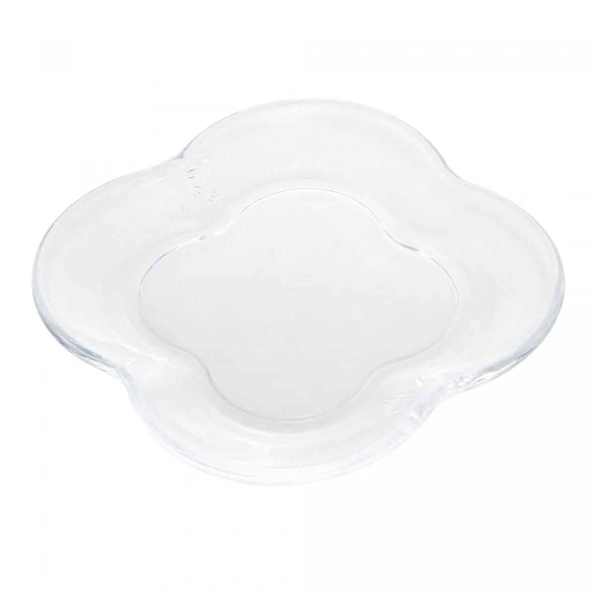 Conjunto 4 Pratos para Sobremesa de Vidro Butterfly - DoceLar Loja