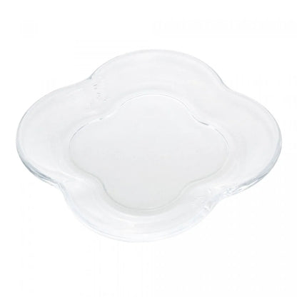 Conjunto 4 Pratos para Sobremesa de Vidro Butterfly - DoceLar Loja