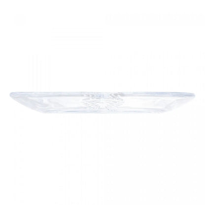 Conjunto 4 Pratos para Sobremesa de Vidro Butterfly - DoceLar Loja