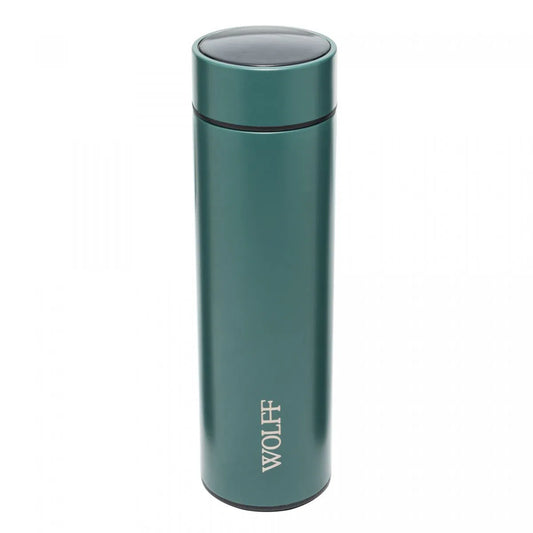 Garrafa Térmica com Termômetro Led-Verde - DoceLar Loja