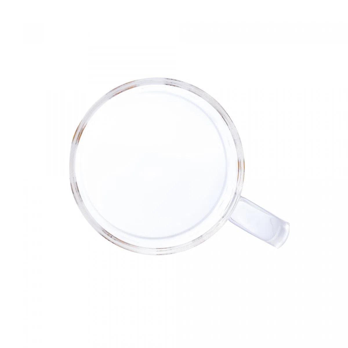 Caneca de Vidro Borossilicato Bee 125ml - DoceLar Loja