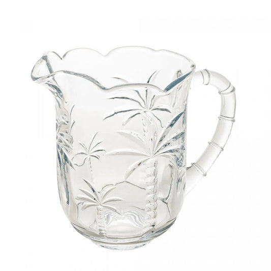 Cj Jarra com 6 Taças de Cristal Palm - DoceLar Loja