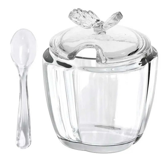 Açucareiro Cristal Butterfly - DoceLar Loja