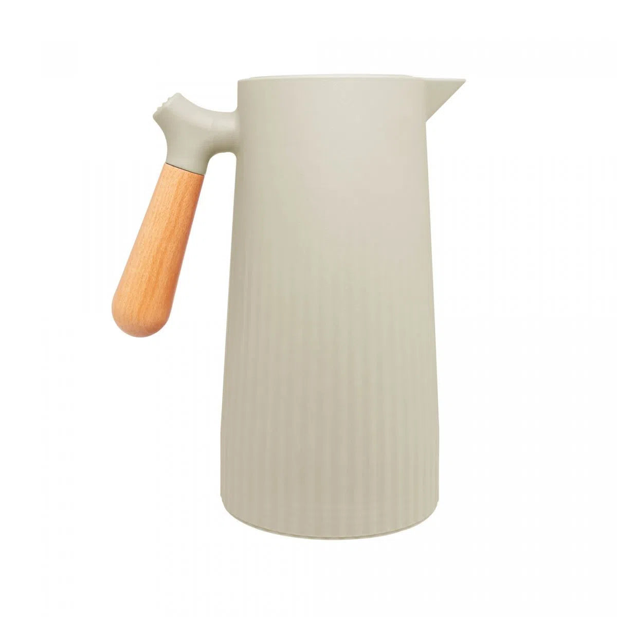 Garrafa Térmica de Plástico com Cabo de Madeira New Nórdica Menta 1L - DoceLar Loja