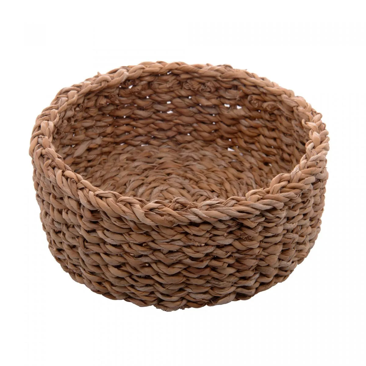 Conjunto 3 Cestas Redondas de Fibra Natural - DoceLar Loja