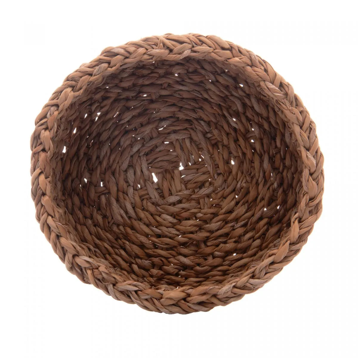 Conjunto 3 Cestas Redondas de Fibra Natural - DoceLar Loja