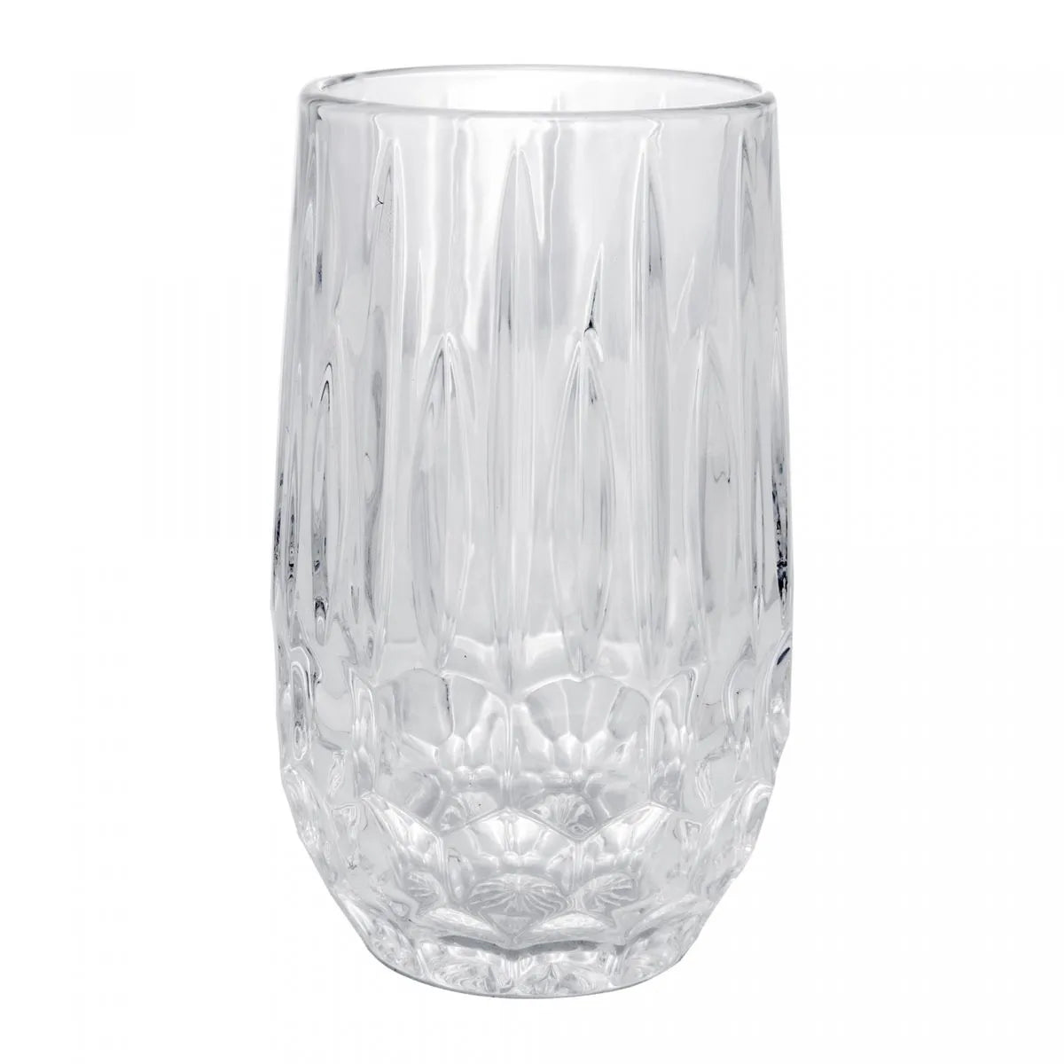 Cj 6 Copos Altos de Vidro Galway 350ml - DoceLar Loja