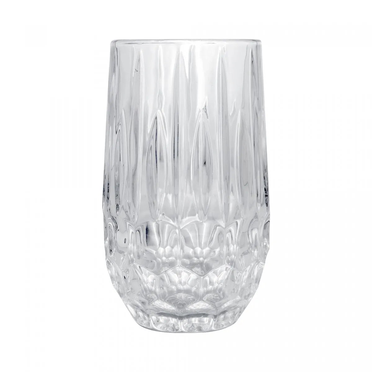 Cj 6 Copos Altos de Vidro Galway 350ml - DoceLar Loja