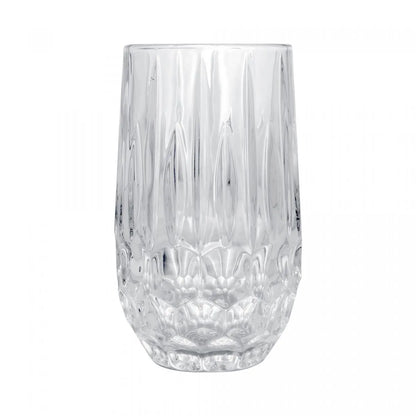 Cj 6 Copos Altos de Vidro Galway 350ml - DoceLar Loja