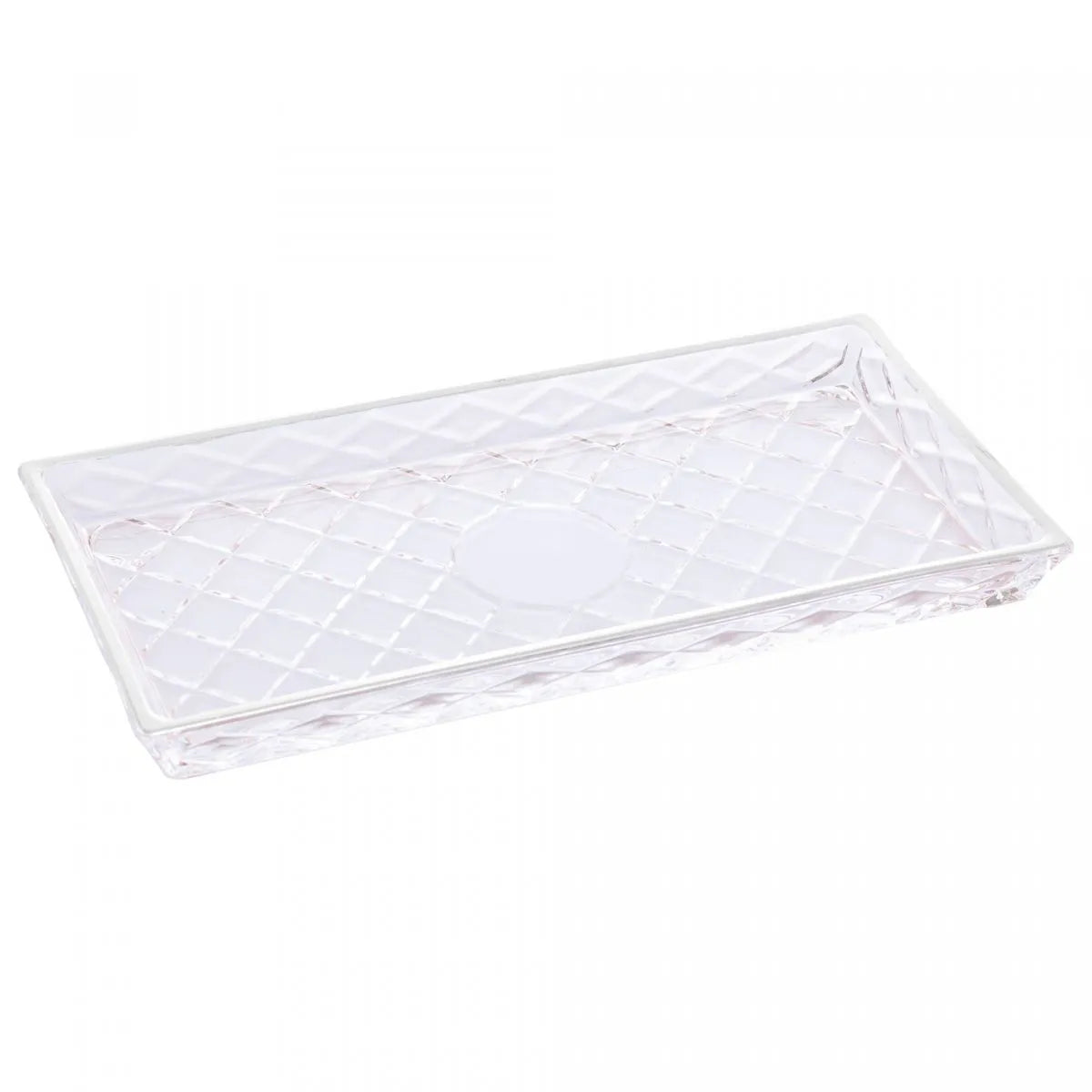 Travessa para Servir de Cristal Diamond - DoceLar Loja