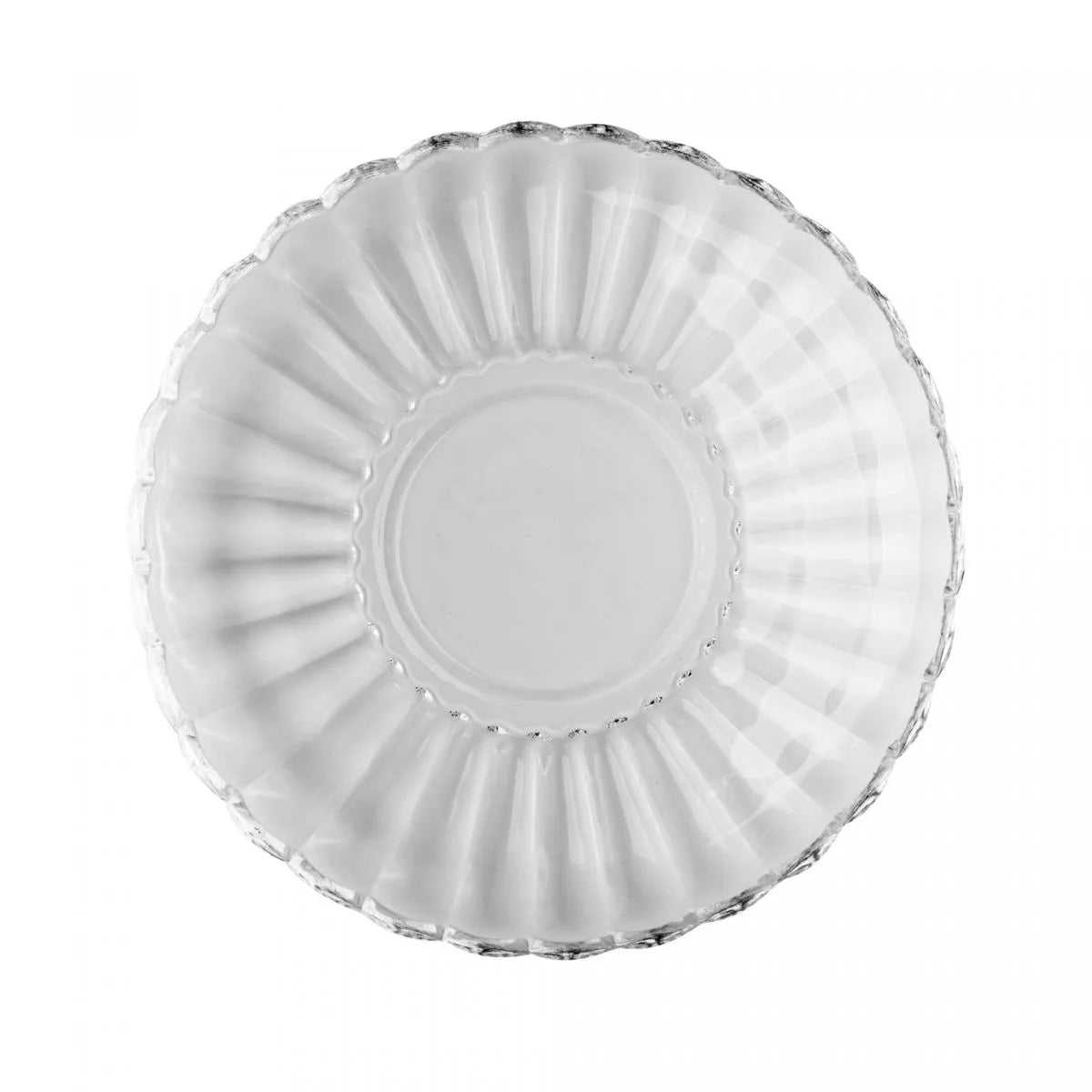 Prato de Vidro para Sobremesa Pétala