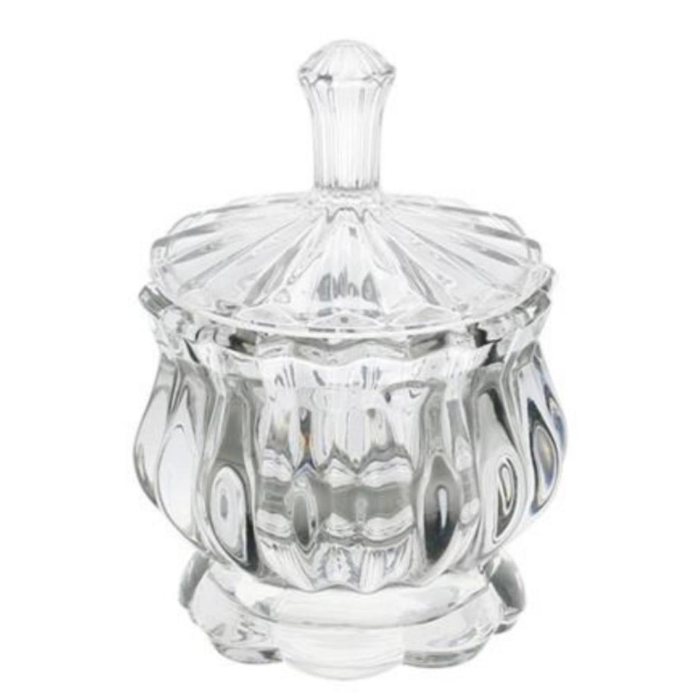 Potiche com Pé de Cristal Pumpkin - DoceLar Loja