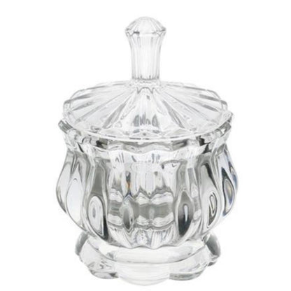 Potiche com Pé de Cristal Pumpkin - DoceLar Loja