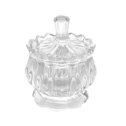 Potiche com Pé de Cristal Pumpkin - DoceLar Loja