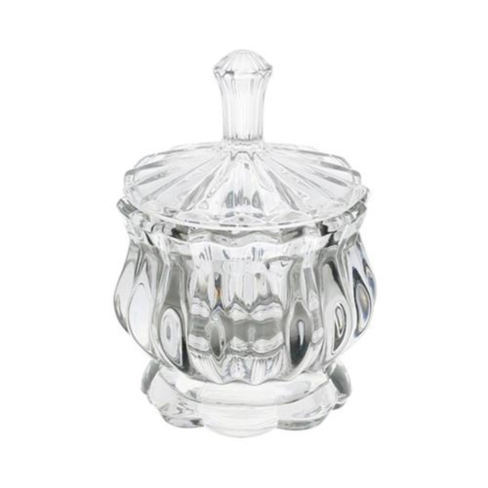 Potiche com Pé de Cristal Pumpkin - DoceLar Loja