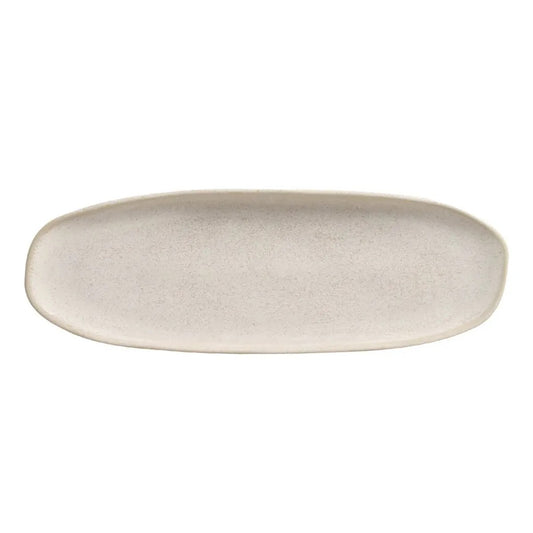 TRAV OVAL RASA G ORGANICO LATTE 36X13 CM 1O CLASSIFIC.