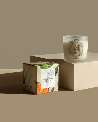 Vela Perfumada Mandarina Ceylon - DoceLar Loja