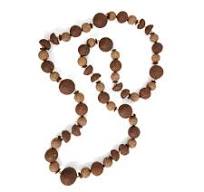 COLAR DECORATIVO EM PALHA DE CAFE