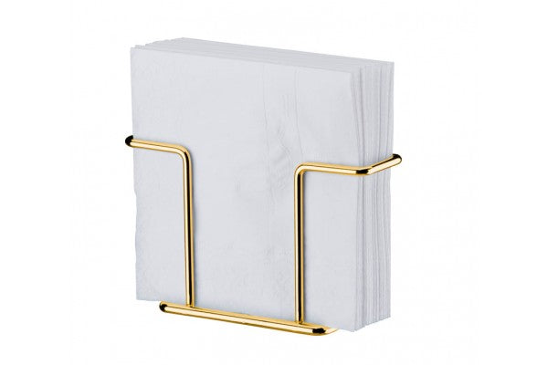 PORTA GUARDANAPOS DOURADO