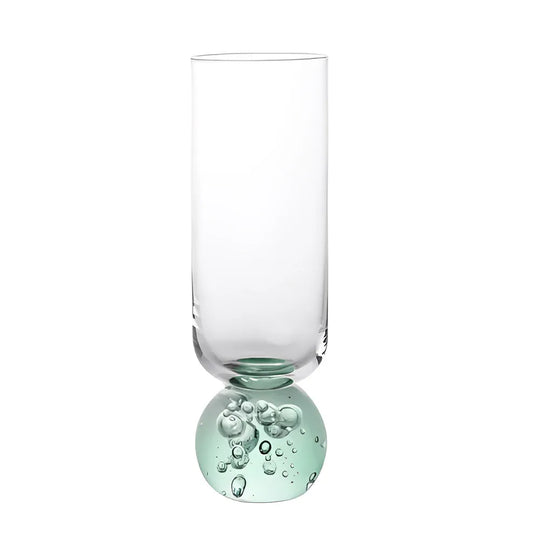 TAÇA TRANSPARENTE E VERDE 250ML