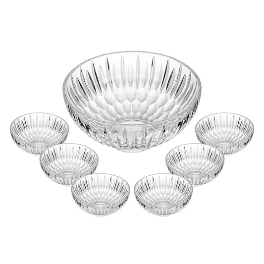 CJ 7 PECAS PARA SOBREMESA DE VIDRO SUN