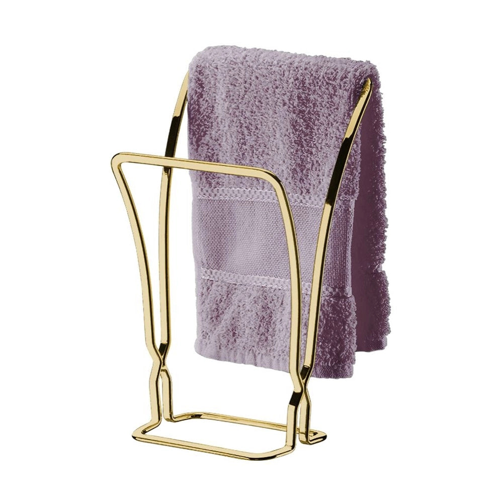 SUPORTE P/ TOALHA DE BANCADA - DOURADO