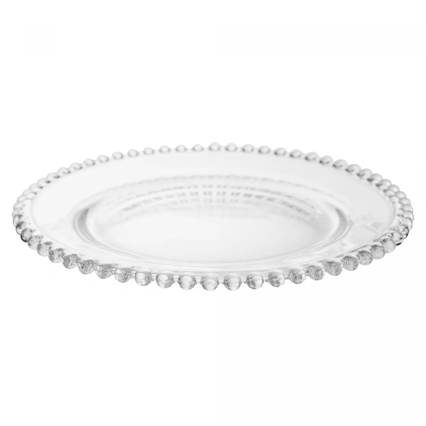 PRATO PEARL 20 CM CRISTAL