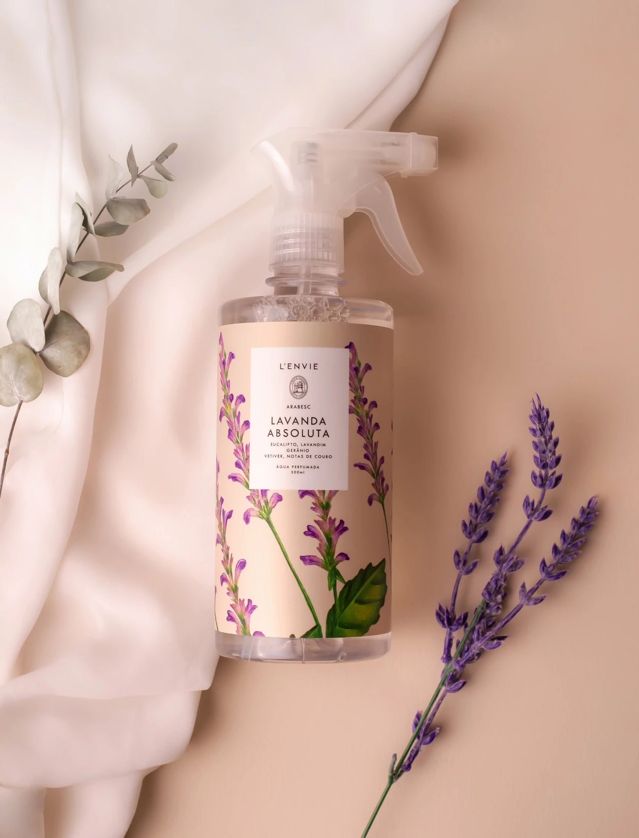 Água Perfumada Lavanda Absoluta-Arabesc - DoceLar Loja